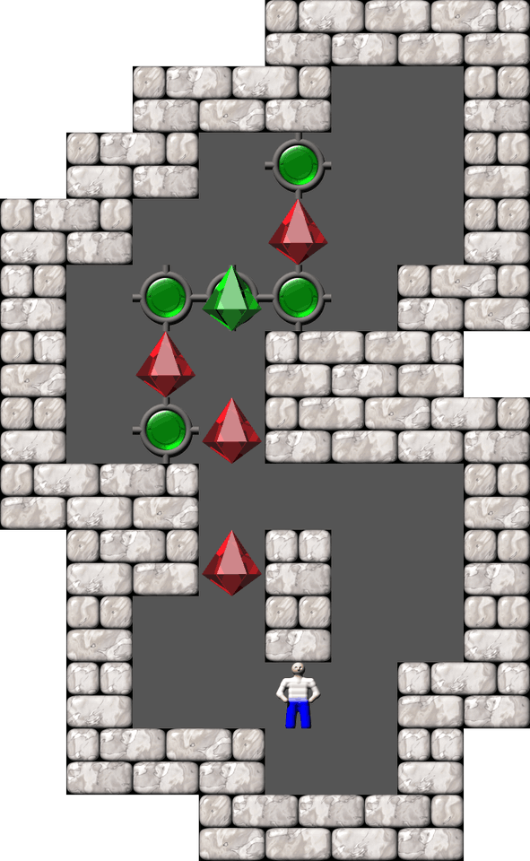 Sokoban Microban 02 Arranged level 5